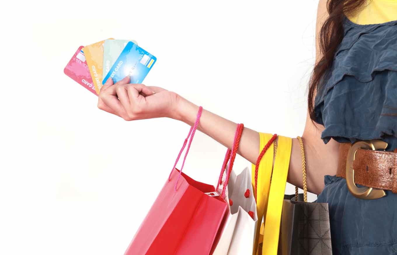 Shopping with credit card