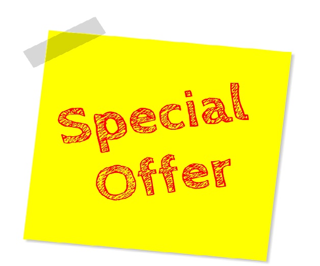 special offer and discount