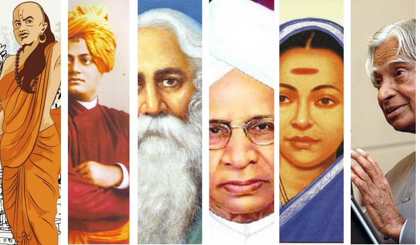 Most renowned teachers of India