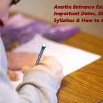 Amrita Entrance Exam 2025: Important Dates, Eligibility, Syllabus & How to Apply